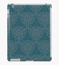 Teal geometric pattern iPad Case/Skin