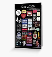 The Office | Elements | Quotes Greeting Card