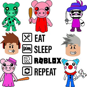 Piggy Roblox with Mantra: Eat, Sleep, Roblox, Repeat iPad Case & Skin for  Sale by whatcryptodo