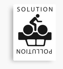 Solution To Pollution Canvas Print