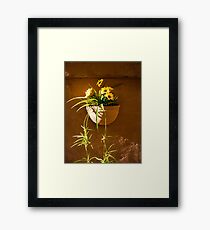 Planted Flowers Framed Print