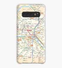 Paris Subway Map - France Case/Skin for Samsung Galaxy