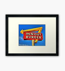 IN-N-OUT BURGER Gerahmtes Wandbild