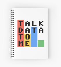 Talk Data To Me Spiral Notebook