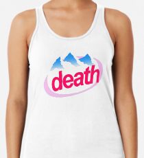 death evian cyberpunk vaporwave health goth Racerback Tank Top