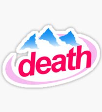 death evian cyberpunk vaporwave health goth Sticker