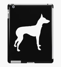 Miniature Pinscher or Miniature Pinscher Silhouette iPad Case/Skin