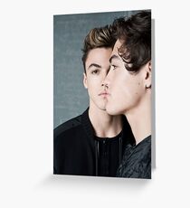 TWINS COOL Greeting Card