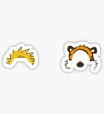 Calvin and Hobbes Minimalist Sticker