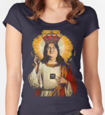 Our Lord Gaben T-Shirt Women's Fitted Scoop T-Shirt