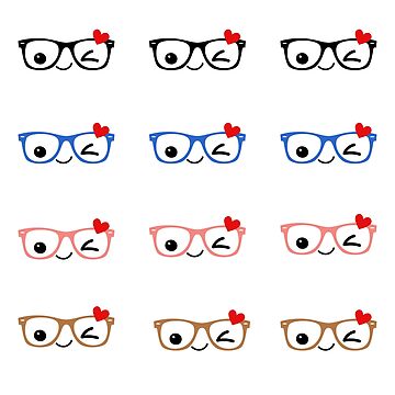 Kawaii eye stickers