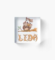 Lida Owl Acrylic Block
