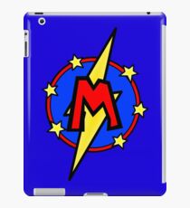 Cute Little SuperHero Geek - Super Letter M iPad Case/Skin