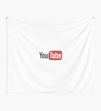 YouTube (YouTube Logo) Wall Tapestry