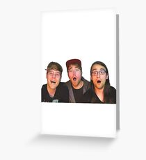 Tarjeta de felicitación Spooky Boys (Shane, Drew y Garrett)