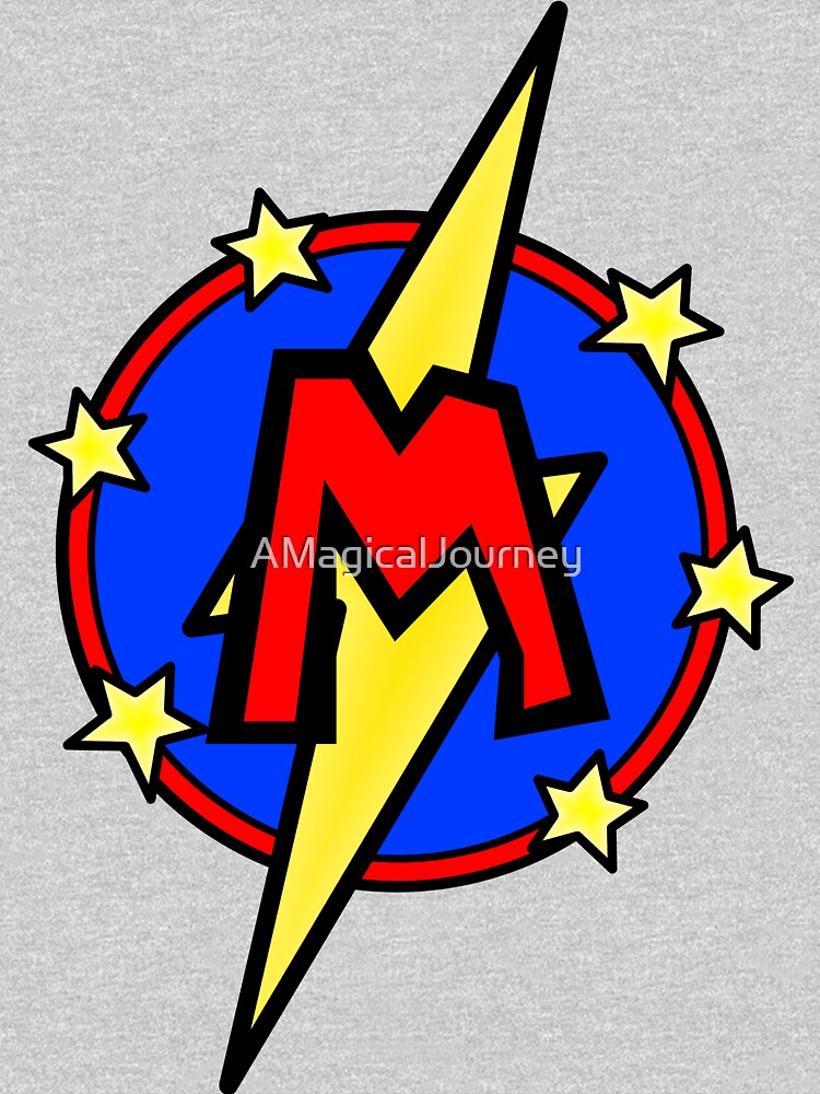 Cute Little SuperHero Geek - Super Letter M by AMagicalJourney