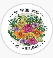 Wildflower Quote Sticker