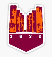 Virginia Tech Pylons 1872 Sticker
