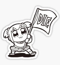 Pop-Team Epos Popuko Aufkleber Sticker