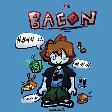 Roblox Bacon Hair Sticker for Sale by KweenFlop