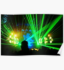Póster Láser Trance
