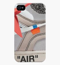 THE 10: AIR JORDAN 1 "OFF-WHITE" - WHITE iPhone Case 2018 iPhone 4s/4 Case
