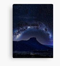 Thumb Butte Dripping in Milk Canvas Print