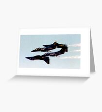 THE BLUE ANGLES Greeting Card