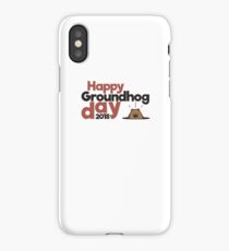 Happy Groundhog day gift iPhone Case