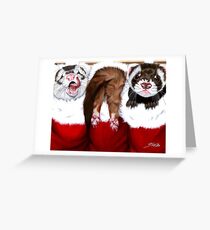 The Stockings Greeting Card