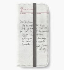 Dear Doc - Back To The Future iPhone Wallet/Case/Skin