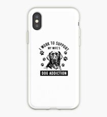 Vinilo o funda para iPhone Dog Addiction