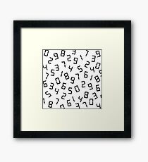 Digits Framed Print