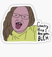 Country boy i love you Sticker
