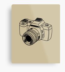 Retro 35mm Camera Metal Print
