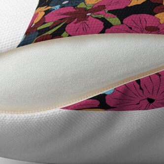 Alternate view of Dark Floral v2 Throw Pillow