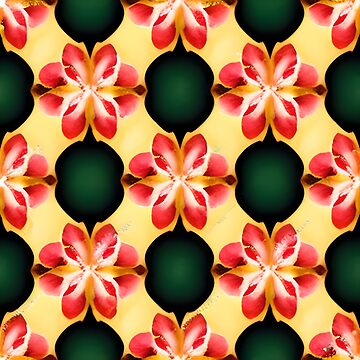 Artwork thumbnail, Flower Pattern "Michelle" by patternsforp