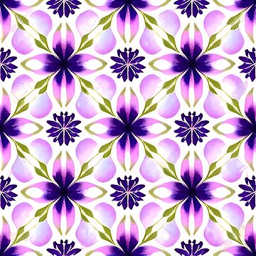 Artwork thumbnail, Flower Pattern "Emily" by patternsforp