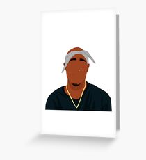 Tupac Greeting Card
