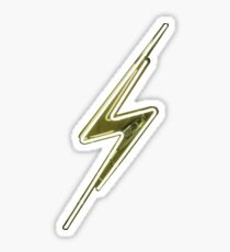 Neon Lightening Bolt Sticker