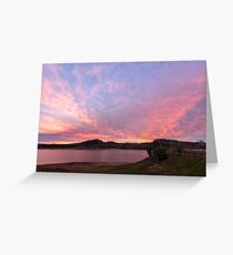 Fiery Sky Greeting Card