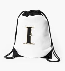 Industrial Illusions Inc. Logo (Black) Drawstring Bag
