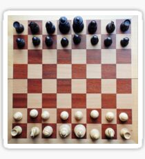 Chessboard, chess pieces Sticker