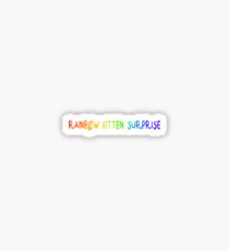 rainbow kitten surprise Sticker