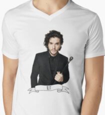 kit harington Men's V-Neck T-Shirt