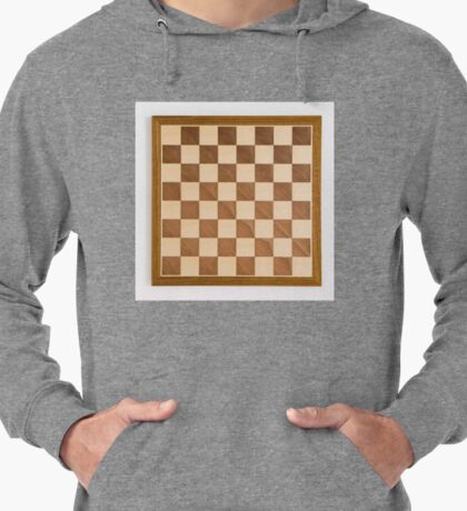 Chess board, playing chess, any convenient place Lightweight Hoodie