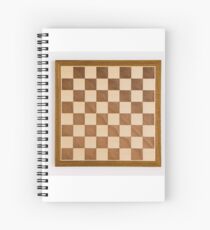 Chess board, playing chess, any convenient place Spiral Notebook