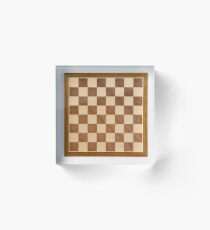 Chess board, playing chess, any convenient place Acrylic Block