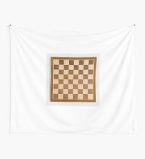 Chess board, playing chess, any convenient place Wall Tapestry