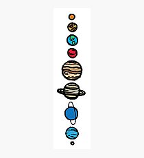 Planets Colour Photographic Print